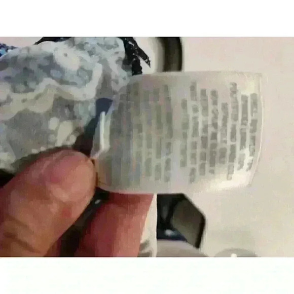 Kona Sol Swimwear Tankini Top‎ Paisley Geometric Printed Blue White Size Medium - Picture 9 of 10